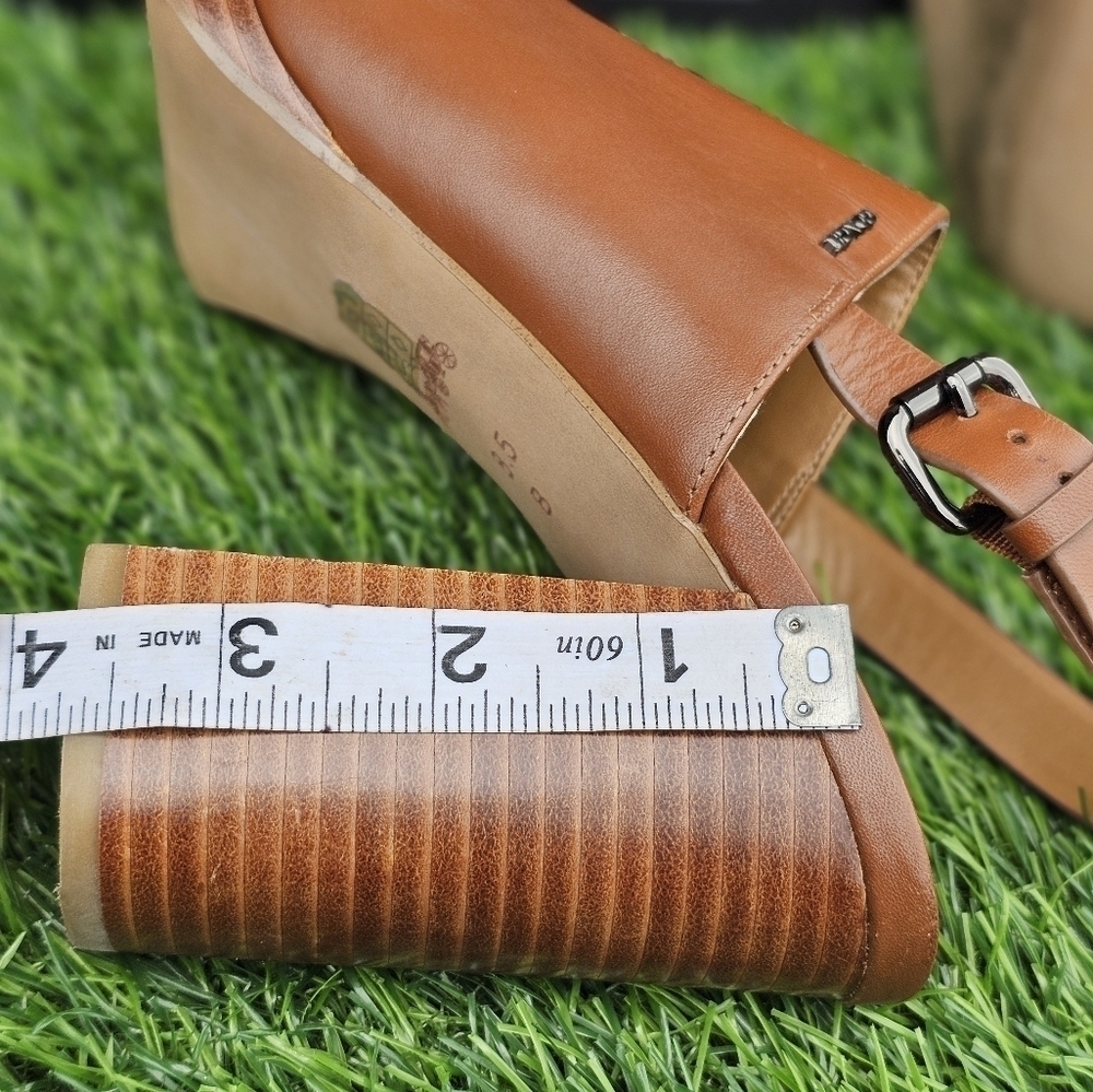 Coach Brandy Semi Matte Wedge Heel Sandal, Women's Size 8.5B - Picture 8 of 9